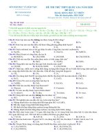 Đề chuẩn cấu trúc 2020 đề 02 