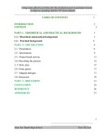 Experience idea  using some effective activities for the production part in grammar lessons to improve speaking skill for 10th form students