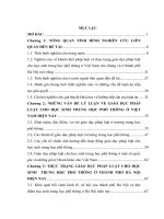 Luận văn tiến sĩ giáo dục giáo dục pháp luật cho học sinh trung học phổ thông từ thực tiễn thành phố hà nội