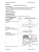 Giáo án thể dục lớp 3  học kì I