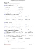 ĐỀ ôn THI TOÁN lớp 12