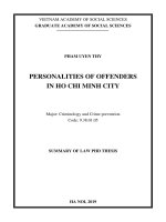 Nhân thân người phạm tội trên địa bàn thành phố hồ chí minh tt tiếng anh 