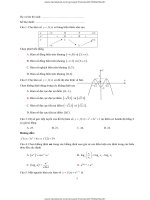 ĐỀ ôn THI TOÁN lớp 12