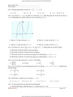 ĐỀ ôn THI TOÁN lớp 12