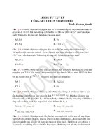 Công suất điện xoay chiều 