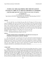 Tương tác thể loại trong tiểu thuyết lịch sử tân dân tử nhìn từ lý thuyết thi pháp của bakhtin (trường hợp giọt máu chung tình và gia long tẩu quốc) lê thị ki út tạp chí khoa học đại học thủ dầu một