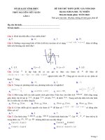 đề thi thử THPT QG 2020   toán  THPT nguyễn viết xuân   vĩnh phúc   lần 1   có lời giải