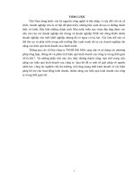 LUẬN VĂN: Nâng cao hiệu quả kinh doanh của Công ty TNHH Đổi Mới