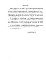 LUẬN VĂN: Nâng cao hiệu quả hoạt động kinh doanh của Công ty TNHH Công nghệ thương mại dịch vụ và Tư vấn Max