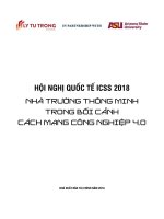 Kỷ yếu hội nghị quốc tế: NHÀ TRƯỜNG THÔNG MINH TRONG BỐI CẢNH CÁCH MẠNG CÔNG NGHIỆP 4.0