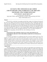 Xây dựng tiêu chí đánh giá quá trình chuyển đổi khu công nghiệp đất cuốc hiện hữu thành khu công nghiệp sinh thái nguyễn thị liên, nguyễn thanh tuyền , tạp chí đại học thủ dầu một, số 4(39),2018, tr 14 21