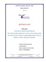 TIỂU LUẬN ĐÀM PHÁN TRONG KINH DOANH-VŨ THỊ TÂN-1723401010199-D17QT04