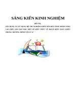 Sáng kiến kinh nghiệm lý thí nghiệm điện xoay chiều