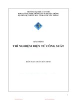 Giáo Trình Thí Nghiệm Điện Tử Công Suất