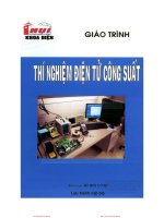 Giáo Trình Thí Nghiệm Điện Tử Công Suất