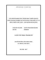 Giải pháp Marketing nhằm phát triển khách hàng doanh nghiệp tại Ngân hàng TMCP Đầu tư và Phát triển Việt Nam