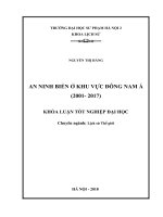 An ninh biển ở đông nam á (2001   2017) 