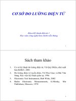Slide.cơ Sở Đo Lường Điện Tử