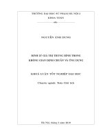 Định lý giá trị trung bình trong không gian định chuẩn và ứng dụng 