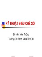 Slide.Kỹ Thuật Điều Chế Số  Đại Học Bách Khoa