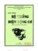 giáo trình hệ thống điện động cơ