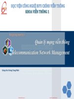 Slide.Quản Lý Mạng Viễn Thông