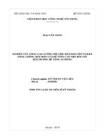 Nghiên cứu nâng cao cường độ chịu kéo khi uốn và khả năng chống mài mòn của bê tông cát mịn đối với mặt đường bê tông xi măng (tt) 