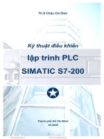 Kỹ Thuật Lập Trình PLC Simatic S7200