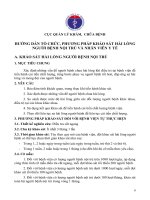 Phương pháp khảo sát sự hài lòng của người bệnh đối với nhân viên y tế 