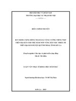 HUY ĐỘNG CỘNG ĐỒNG THAM GIA TĂNG CƢỜNG TIẾNG VIỆT TRÊN địa bàn CHO TRẺ mầm NON VÙNG dân tộc THIỂU số TRÊN địa bàn HUYỆN QUỲNH NHAI, TỈNH sơn LA 