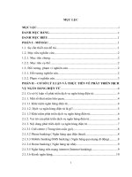 Phát triển dịch vụ ngân hàng điện tử tại ngân hàng TMCP công thương việt nam    chi nhánh đông hà nội 