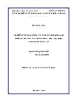Nghiên cứu giải phẫu và ứng dụng lâm sàng thần kinh cơ cắn trong điều trị liệt mặt giai đoạn bán cấp tt 