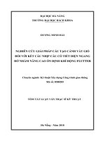 Nghiên cứu giải pháp cấu tạo cánh vát gió đối với kết cấu nhịp cầu có tiết diện ngang hở nhằm nâng cao ổn định khí động flutter