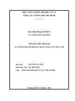 1  TIỂU LUẬN TT HCM về ĐẢNG CỘNG sản VIỆT NAM