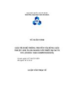 Giải tích hệ thống truyền tải dùng giải thuật line flow based với thiết bị facts SVC (static var compensation)