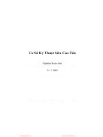 Cơ Sở Kỹ Thuật Cao Siêu Tần