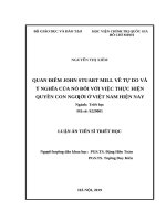 Quan điểm của j s mill về tự do và ý nghĩa của nó đối với việc thực hiện quyền con người ở việt nam hiện nay 