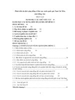 PHÁT TRIỂN DU LỊCH CỘNG ĐỒNG ở KHU vực vườn QUỐC GIA NAM cát TIÊN – TỈNH ĐỒNG NAI 