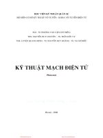 Kỹ Thuật Mạch Điện Tử Phần 1