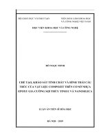 Chế tạo, khảo sát tính chất và hình thái cấu trúc của vật liệu compozit trên cơ sở nhựa epoxy gia cường sợi thủy tinh e và nanosilica 
