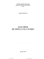 Giáo Trình Hệ Thống Cung Cấp Điện