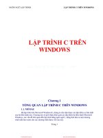 Lap trinh C tren Window