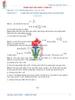 Phiếu bài tập toán 7 Tuan 16