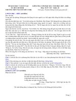 Đề thi HK 1 ngữ văn 10 THPT nguyễn hữu thọ  HCM   2019 2020   có lời giải