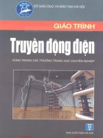 Giáo Trình Truyền Động Điện