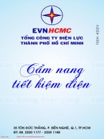 Cẩm Nang Tiết Kiệm Điện  Điện Lực HCM