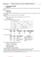 Bài giảng môn Lập trình Mạng