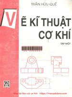 Vẽ kỹ thuật Cơ Khí Tập 1