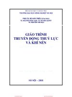 Giáo Trình Truyền Động Thủy Lực Và Khí Nén