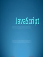 giáo trình java scrip phần 1